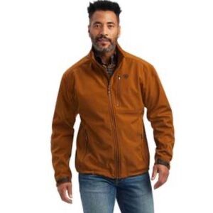 Ariat Men's Tan Brown Lightweight Softshell Jacket